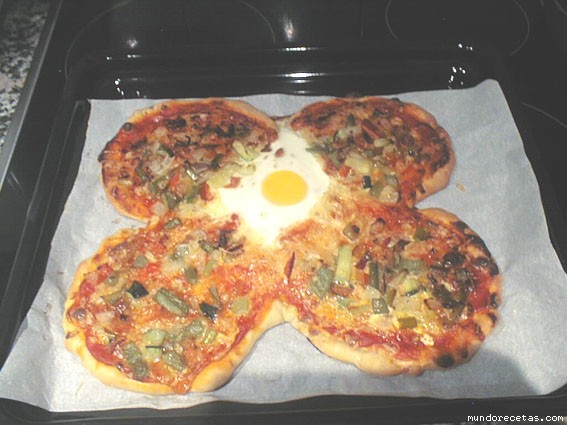 Receta de Pizza primavera (Bd) Receta de Pizza primavera (Bd)