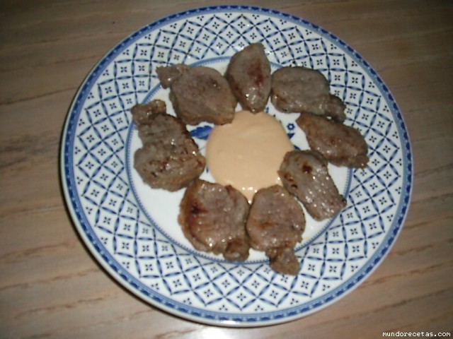 Receta de Solomillo iberico frito Receta de Solomillo iberico frito