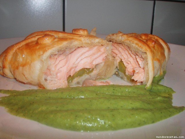 Receta de sorpresa de salmon Receta de sorpresa de salmon
