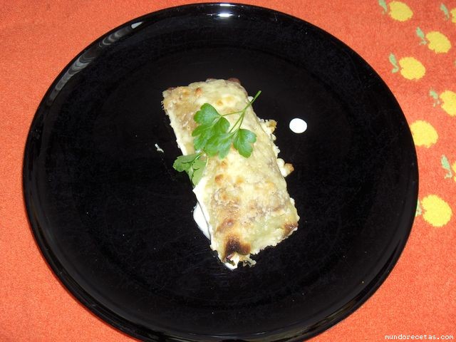 Receta de Crepes de espinacas y salmón Receta de Crepes de espinacas y salmón