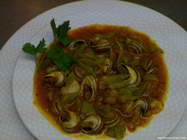 Receta de Caracoles a la Valenciana