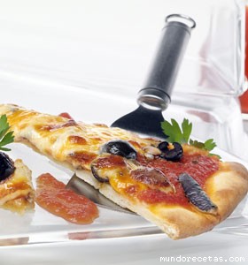 Receta de PIZZA MEDITERRÁNEA gore Receta de PIZZA MEDITERRÁNEA gore