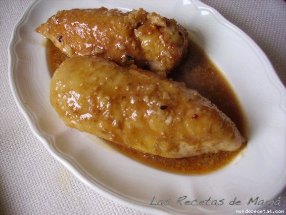 Receta de pollo al ajillo de Marita Receta de pollo al ajillo de Marita