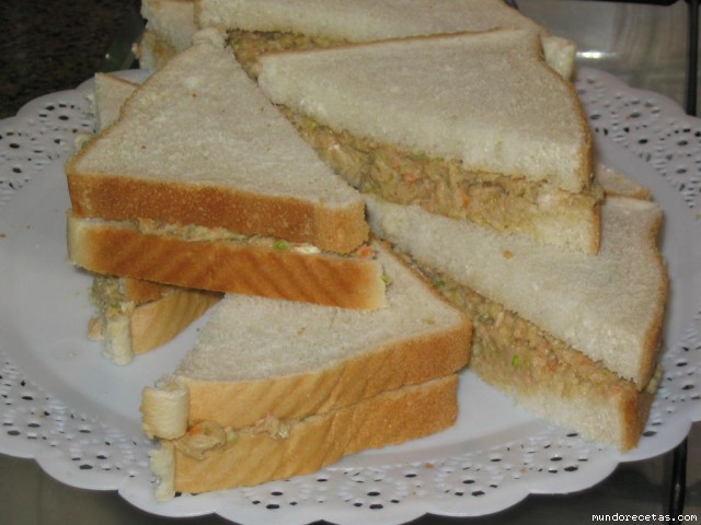 Receta de Sandwich Vegetal (Th) Receta de Sandwich Vegetal (Th)