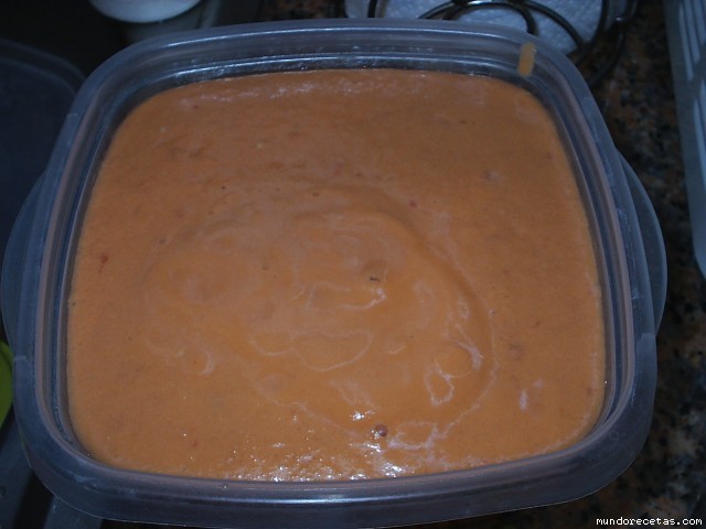 Receta de GAZPACHO DE MI SUEGRO (PICADORA)