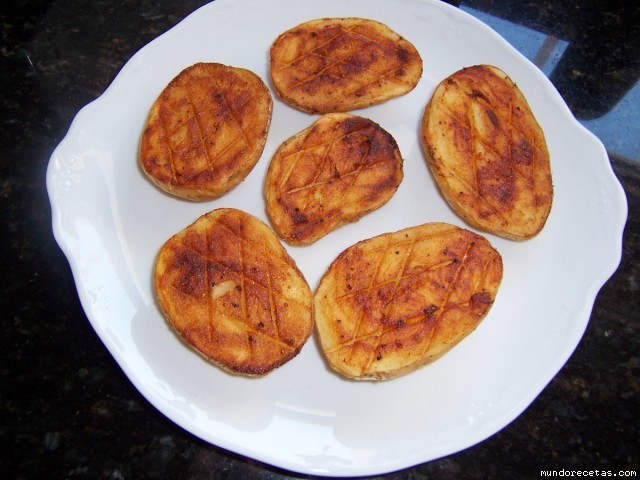 Receta de Patatas al horno con pimentón Receta de Patatas al horno con pimentón