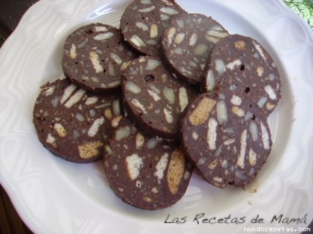 Receta de Salchicón de chocolate Receta de Salchicón de chocolate