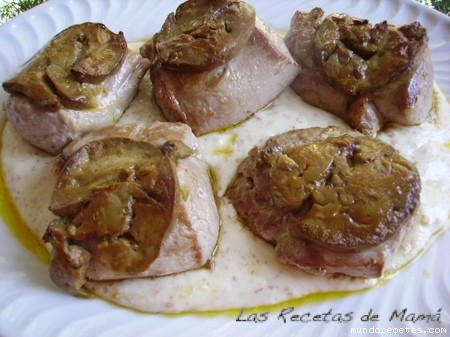 Receta de Solomillo gratinado con foie Receta de Solomillo gratinado con foie