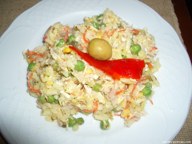 Receta de Ensaladilla de arroz Receta de Ensaladilla de arroz