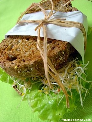 Receta de Sandwich vegetariano Receta de Sandwich vegetariano
