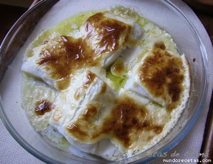 Receta de Bacañao gratinado Receta de Bacañao gratinado
