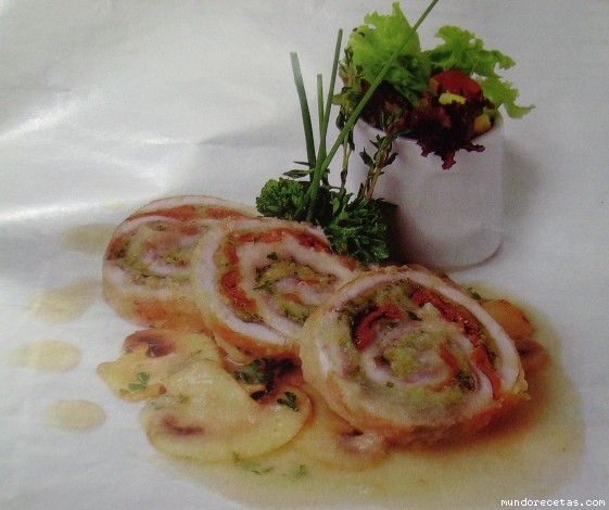 Receta de PECHUGA DE POLLO RELLENAS DE TOMATES SECOS Receta de PECHUGA DE POLLO RELLENAS DE TOMATES SECOS