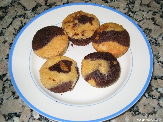 Receta de Magdalenas tigre