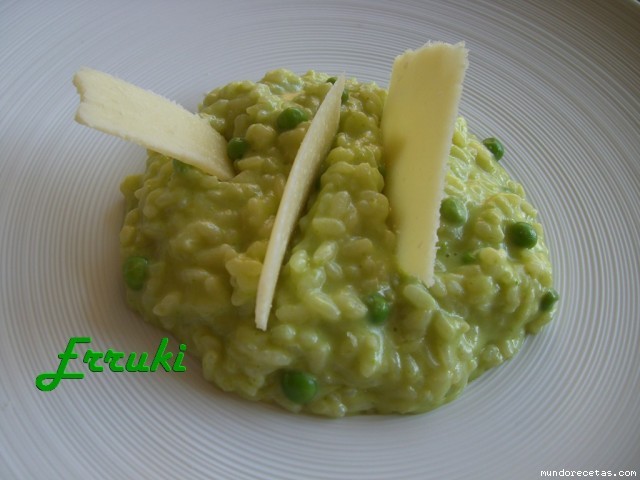 Receta de Risotto de guisantes Receta de Risotto de guisantes