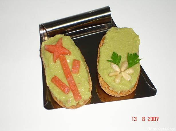 Receta de Paté de aguacate Receta de Paté de aguacate