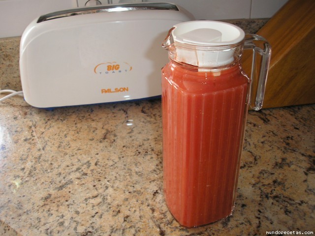 Receta de gazpacho de mi abuelo Receta de gazpacho de mi abuelo
