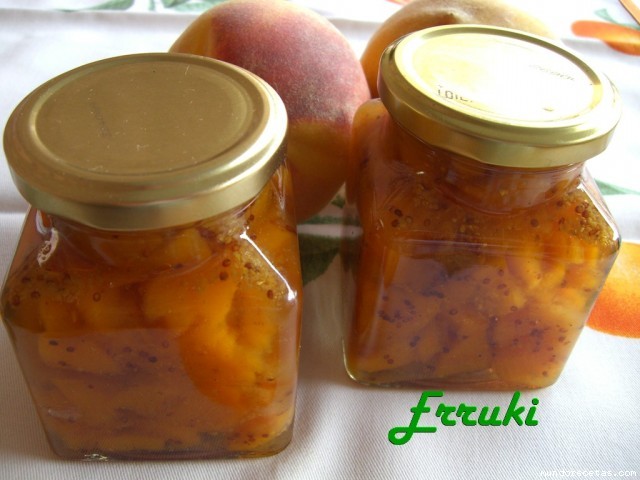 Receta de Chutney de melocotón Receta de Chutney de melocotón
