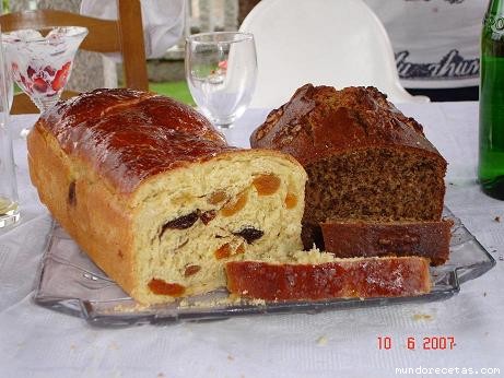 Receta de Pan de frutas secas Receta de Pan de frutas secas