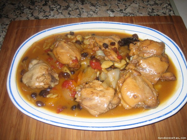Receta de Pollo a la catalana( thermomix) Receta de Pollo a la catalana( thermomix)