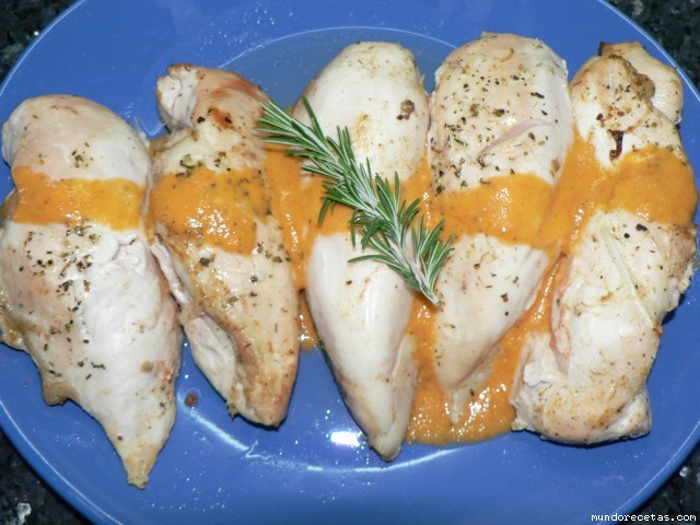 Receta de Pechugas de pollo en salsa (TM 31) Receta de Pechugas de pollo en salsa (TM 31)