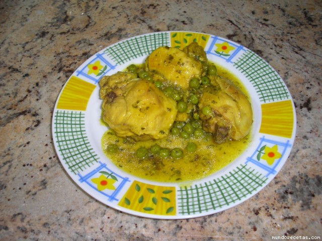 Receta de POLLO EN SALSA DE ALMENDRAS (Thermomix) Receta de POLLO EN SALSA DE ALMENDRAS (Thermomix)
