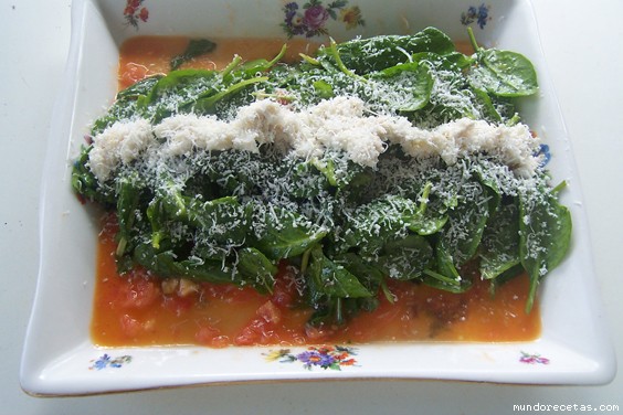 Receta de Ensalada de brotes de espinacas (th31)