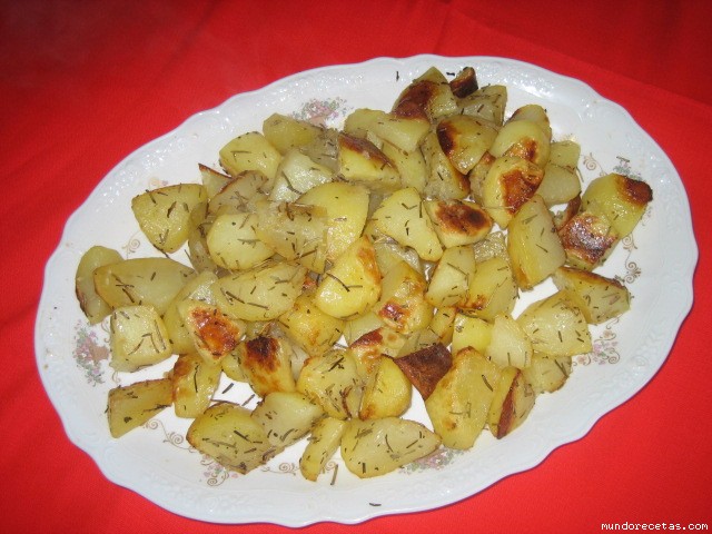 Receta de Patatas al romero en bolsa Receta de Patatas al romero en bolsa