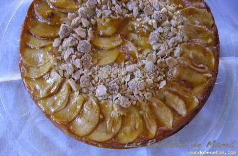 Receta de Pastel de almendras u manzanas Receta de Pastel de almendras u manzanas