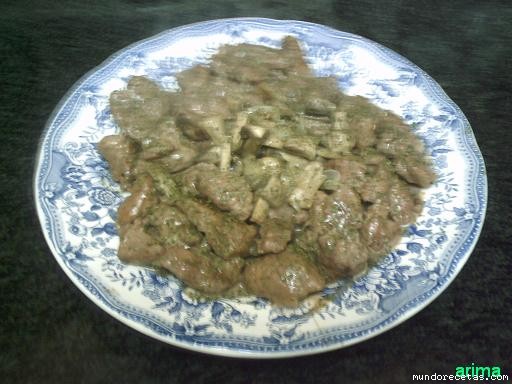 Receta de Cerdo en salsa de granada Receta de Cerdo en salsa de granada