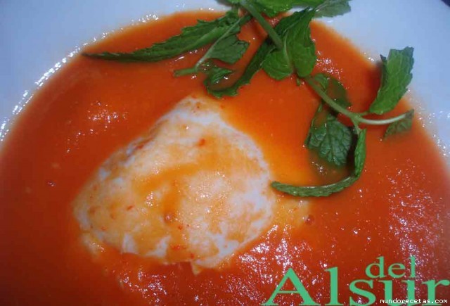 Receta de Sopa de tomate malagueña Receta de Sopa de tomate malagueña
