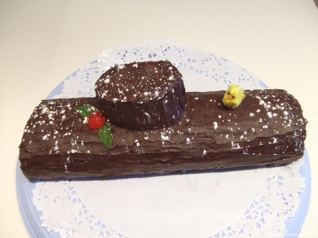 Receta de Tronco navideño Receta de Tronco navideño
