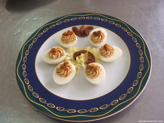 Receta de Huevos rellenos de erizo de mar (QK) Receta de Huevos rellenos de erizo de mar (QK)