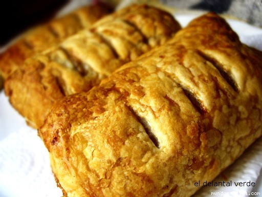 Receta de Hojaldritos de pisto Receta de Hojaldritos de pisto