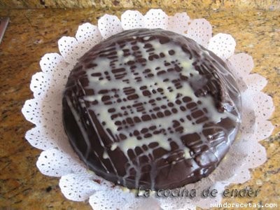 Receta de Pastel de chocolate con arandanos Receta de Pastel de chocolate con arandanos