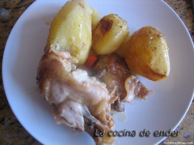 Receta de Pollo asado en la chefo Receta de Pollo asado en la chefo