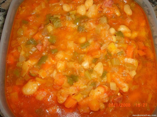 Receta de ALUBIAS CON VERDURAS ( THERMOMIX ) Receta de ALUBIAS CON VERDURAS ( THERMOMIX )