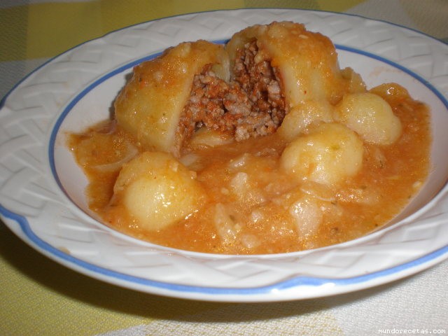 Receta de PATATAS RELLENAS A MI MANERA Receta de PATATAS RELLENAS A MI MANERA