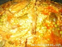 Receta de Paella de conejo y verduras Receta de Paella de conejo y verduras