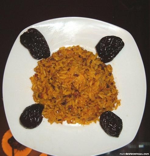 Receta de Arroz dulce a la naranja y ciruelas(thermomix) Receta de Arroz dulce a la naranja y ciruelas(thermomix)