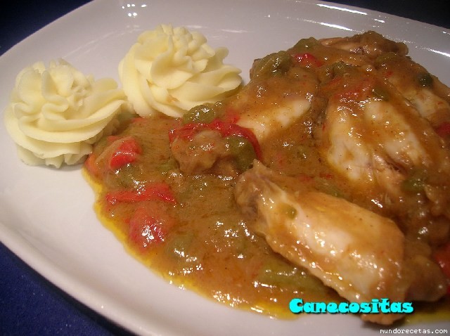 Receta de Pollo en salsa Mexicana (thermomix) Receta de Pollo en salsa Mexicana (thermomix)