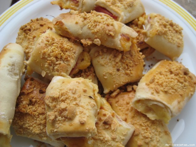 Receta de мιnι napolιтanaѕ вaвyввт de jaмón de pavo y qυeѕo ммммм™ Receta de мιnι napolιтanaѕ вaвyввт de jaмón de pavo y qυeѕo ммммм™