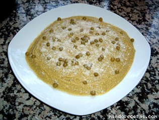 Receta de mousse de guisantes con requesón Receta de mousse de guisantes con requesón