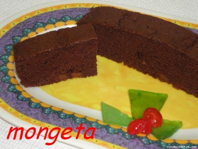 Receta de Bizcocho de chocolate y naranja al jengibre Receta de Bizcocho de chocolate y naranja al jengibre