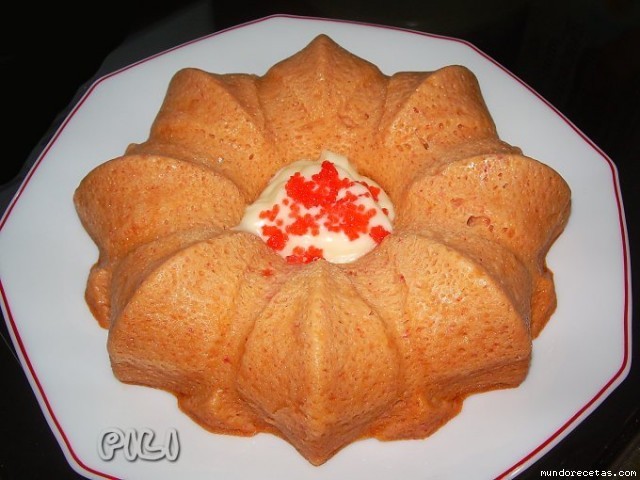 Receta de Pastel de surimi(microondas) Receta de Pastel de surimi(microondas)