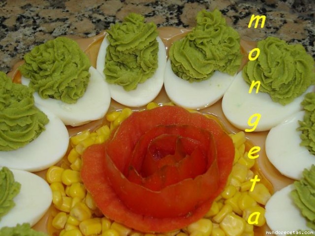 Receta de Huevos verdes