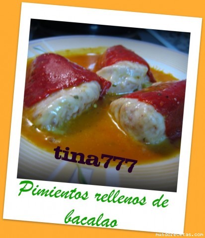Receta de Pimientos rellenos de bacalao (Thermomix) Receta de Pimientos rellenos de bacalao (Thermomix)