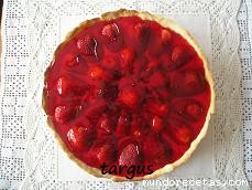 Receta de tarta de fresas con masa quebrada Receta de tarta de fresas con masa quebrada
