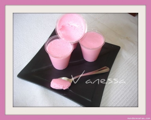 Receta de PETIT SUISE DE FRESA Receta de PETIT SUISE DE FRESA