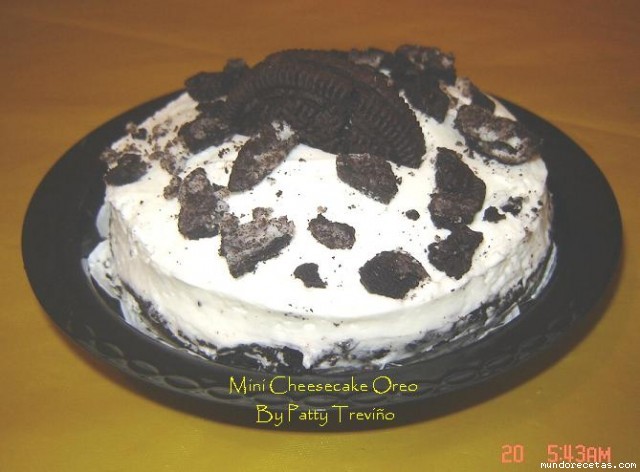 Receta de OREO CHEESECAKE Receta de OREO CHEESECAKE