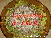 Receta de ENSALADA TEMPLADA DE GULAS Y ATN